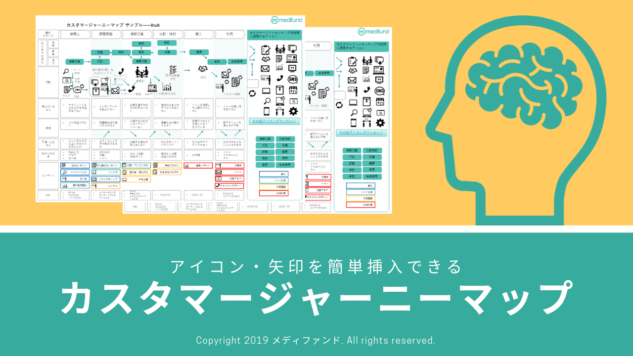 カスタマージャーニーマップテンプレートダウンロードフォーム Medifund I Shot株式会社